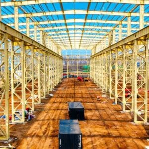 Prefabricated Steel Structure Workshop / Warehouse